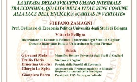 Cagliari – Incontro con il prof. Stefano Zamagni