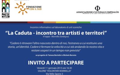 Mogoro – La Caduta – incontro tra artisti e territori