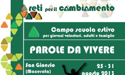 San Ginesio  (MC) – Parole da vivere