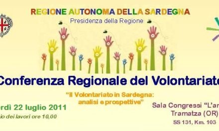 La Conferenza regionale del Volontariato spostata al 22 luglio 2011