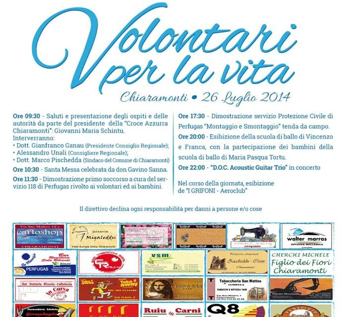 Chiaramonti – Volontari per la Vita