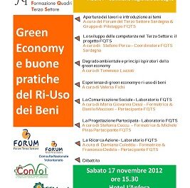 Green Economy e buone pratiche del Ri-Uso dei Beni