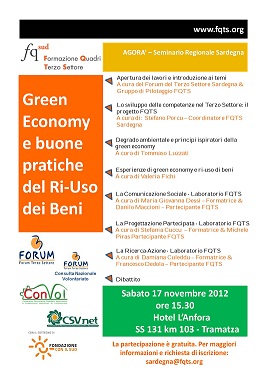 Green Economy e buone pratiche del Ri-Uso dei Beni