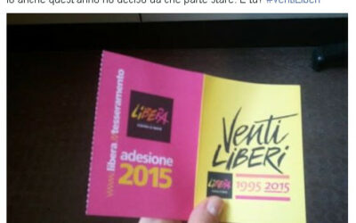 VentiLiberi! – Libera compie 20 anni