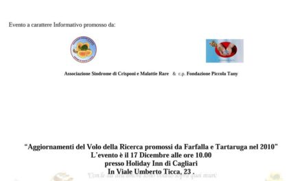 Cagliari – Aggiornamenti del Volo della Ricerca promossi da Farfalla e Tartaruga nel 2010