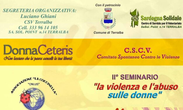 Terralba – La violenza e l’abuso sulle donne