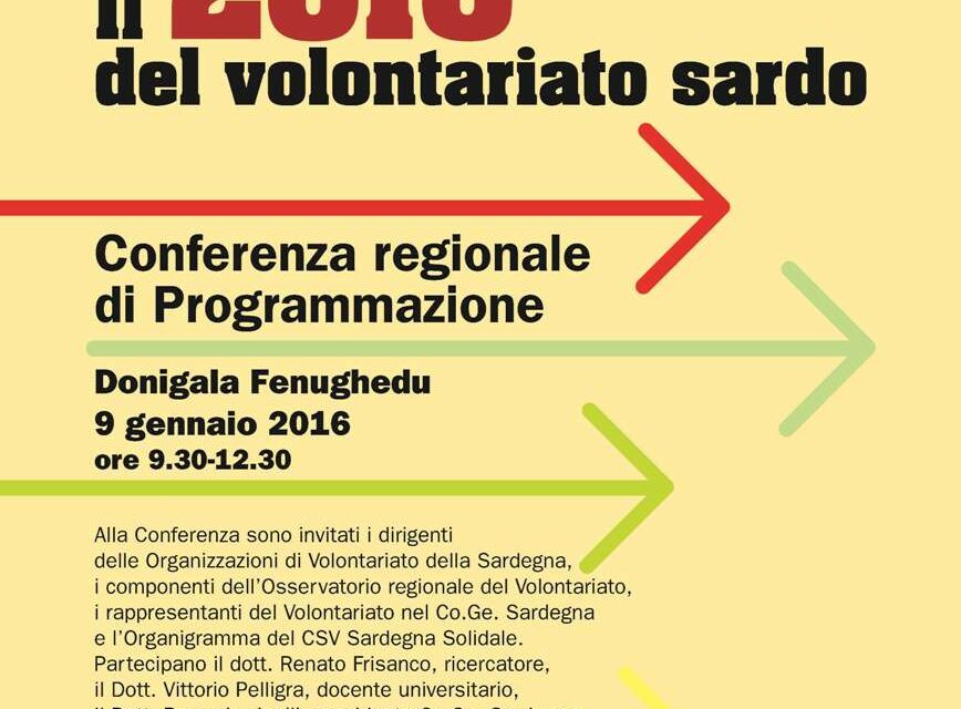 Donigala F. (OR) – Il 2016 del Volontariato Sardo