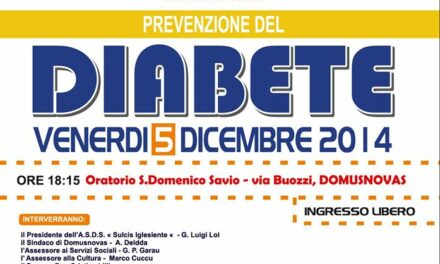 Domusnovas – Prevenzione del Diabete