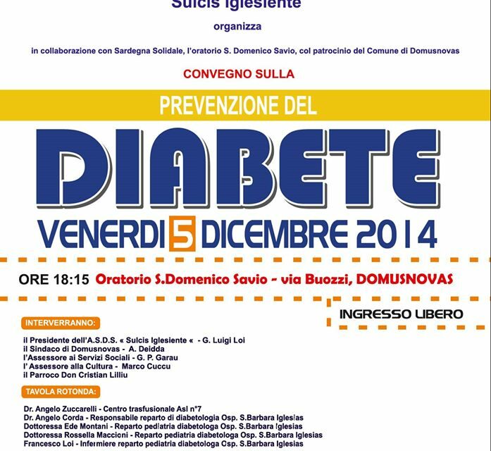 Domusnovas – Prevenzione del Diabete