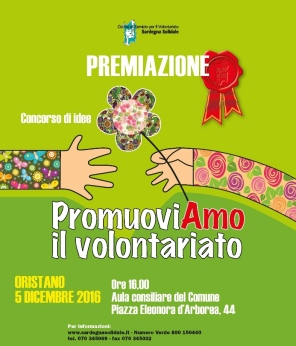 Giornata Internazionale del Volontariato. Premiazione Concorso Idee “PromuoviAmo il Volontariato”