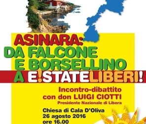 Cala d’Oliva (Asinara) – Incontro-dibattito con Don Luigi Ciotti