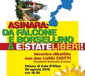 Cala d’Oliva (Asinara) – Incontro-dibattito con Don Luigi Ciotti