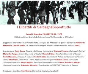 Cagliari – Leggere ed interpretare la criminalità nella Sardegna del XXI secolo