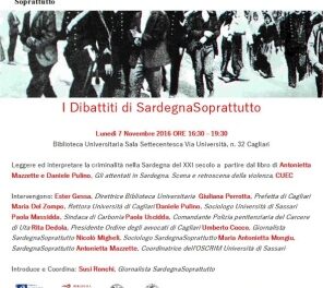 Cagliari – Leggere ed interpretare la criminalità nella Sardegna del XXI secolo