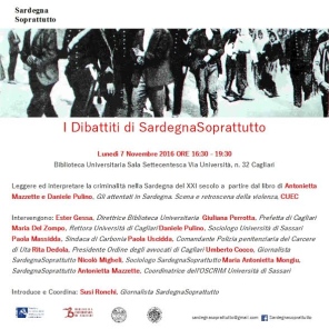 Cagliari – Leggere ed interpretare la criminalità nella Sardegna del XXI secolo