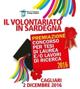 Premiazione Bando di Concorso “Il Volontariato in Sardegna”