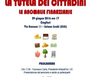 Cagliari – La tutela dei cittadini – Le anomalie finanziarie