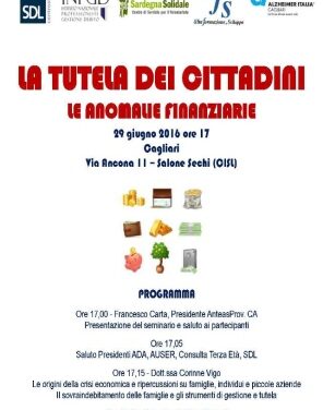 Cagliari – La tutela dei cittadini – Le anomalie finanziarie