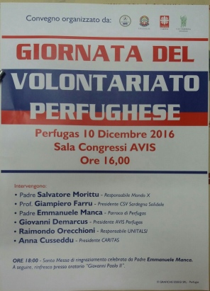 Perfugas – Giornata del Volontariato perfughese