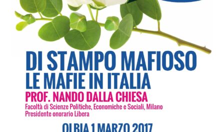 Olbia – Di stampo mafioso. Le mafie in Italia