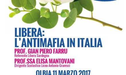 Olbia – Liceo A. Gramsci. Libera: l’antimafia in Italia