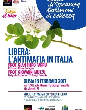 Olbia – Istituto Tecnico Panedda – Libera: l’antimafia in Italia