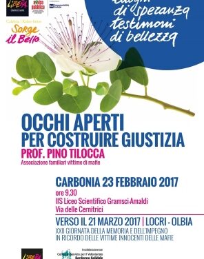 Carbonia – Occhi aperti per costruire giustizia