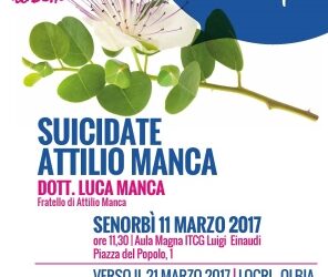 Senorbì – Suicidate Attilio Manca