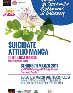 Senorbì – Suicidate Attilio Manca