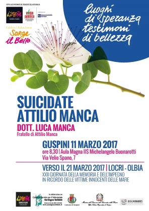 Guspini – Suicidate Attilio Manca