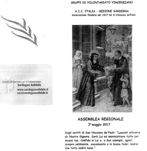 Cuglieri – Convegno Regionale dei Gruppi di Volontariato Vincenziano della Sardegna