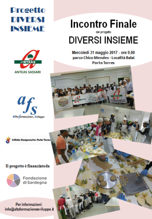 Portotorres – Incontro conclusivo progetto Diversi Insieme