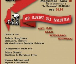 Cagliari – 69 anni di Nakba