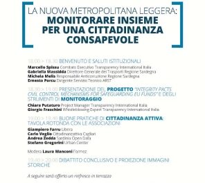 Cagliari – La nuova Metropolitana leggera: monitorare insieme per una cittadinanza consapevole