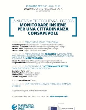 Cagliari – La nuova Metropolitana leggera: monitorare insieme per una cittadinanza consapevole