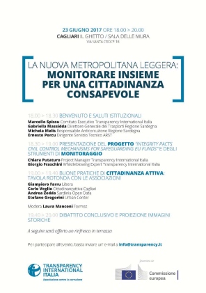 Cagliari – La nuova Metropolitana leggera: monitorare insieme per una cittadinanza consapevole