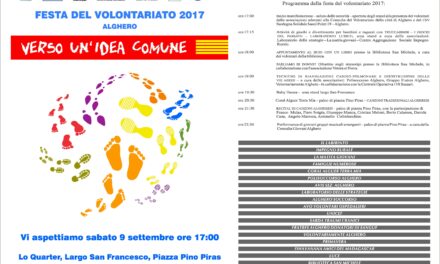 Alghero – Festival del Volontariato 2017 – Verso un’idea comune