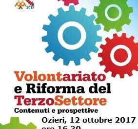 Ozieri – Volontariato e Riforma del Terzo Settore. Contenuti e prospettive