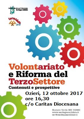 Ozieri – Volontariato e Riforma del Terzo Settore. Contenuti e prospettive