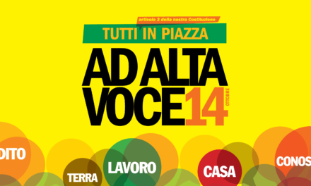 AD ALTA VOCE -Sabato 14 ottobre mobilitazione nazionale