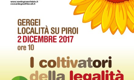 Gergei Su Piroi – Scendono in campo i Coltivatori della Legalità