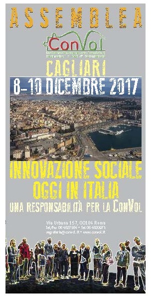 Cagliari – Innovazione sociale oggi in Italia. Assemblea elettiva CONVOL