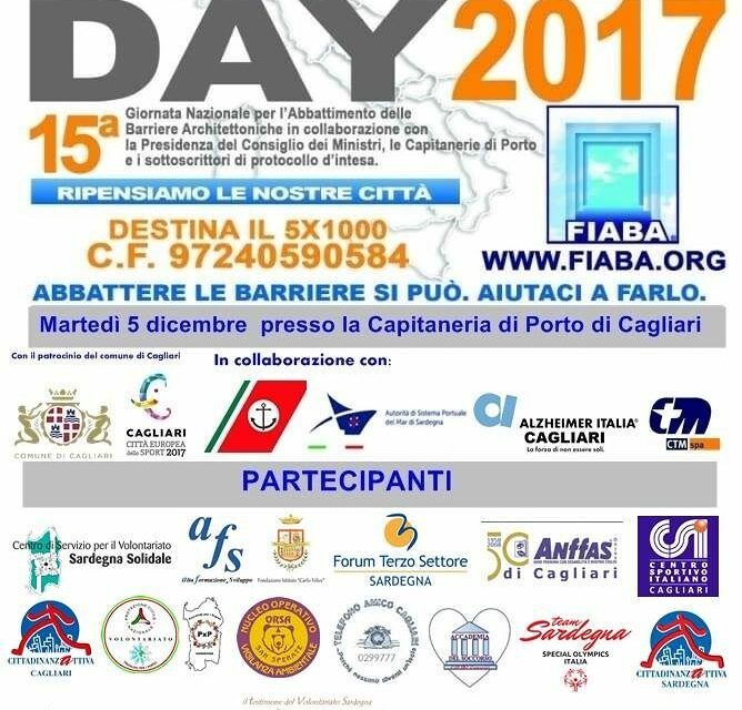 Cagliari – FIABADAY, Giornata Nazionale per l’abbattimento delle barriere architettoniche