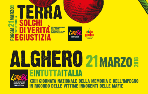 Cagliari – Iniziative di formazione “Verso il 21 marzo”