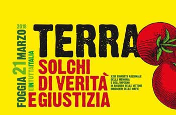 Terra, solchi di verità e giustizia. Il 21 marzo appuntamento a Foggia e in tutta Italia