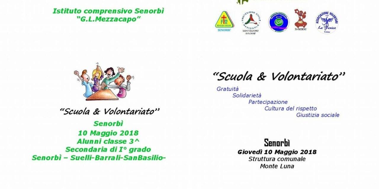 Senorbì – Scuola e Volontariato