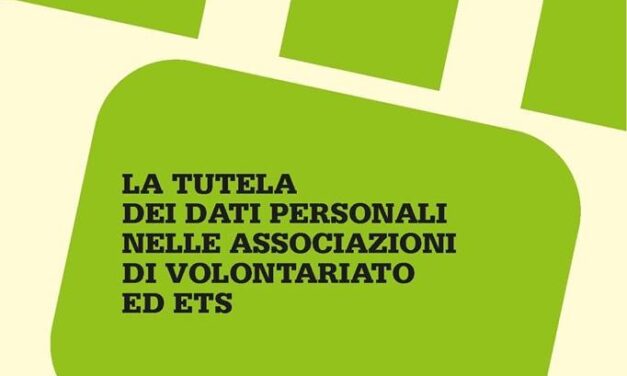 Donigala F. – Oltre 300 volontari al seminario sulla privacy. Il pdf del testo pubblicato