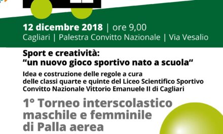 Cagliari – Sport e creatività: “un nuovo gioco sportivo nato a scuola“