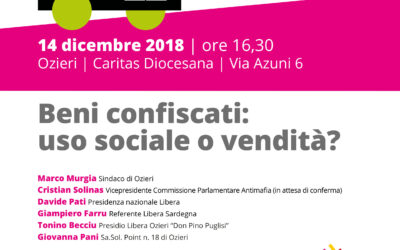 Ozieri – Liberaidee. Beni confiscati: uso sociale o vendita?