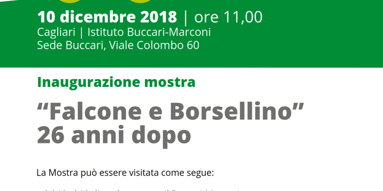 Cagliari – Falcone e Borsellino, ventisei anni dopo